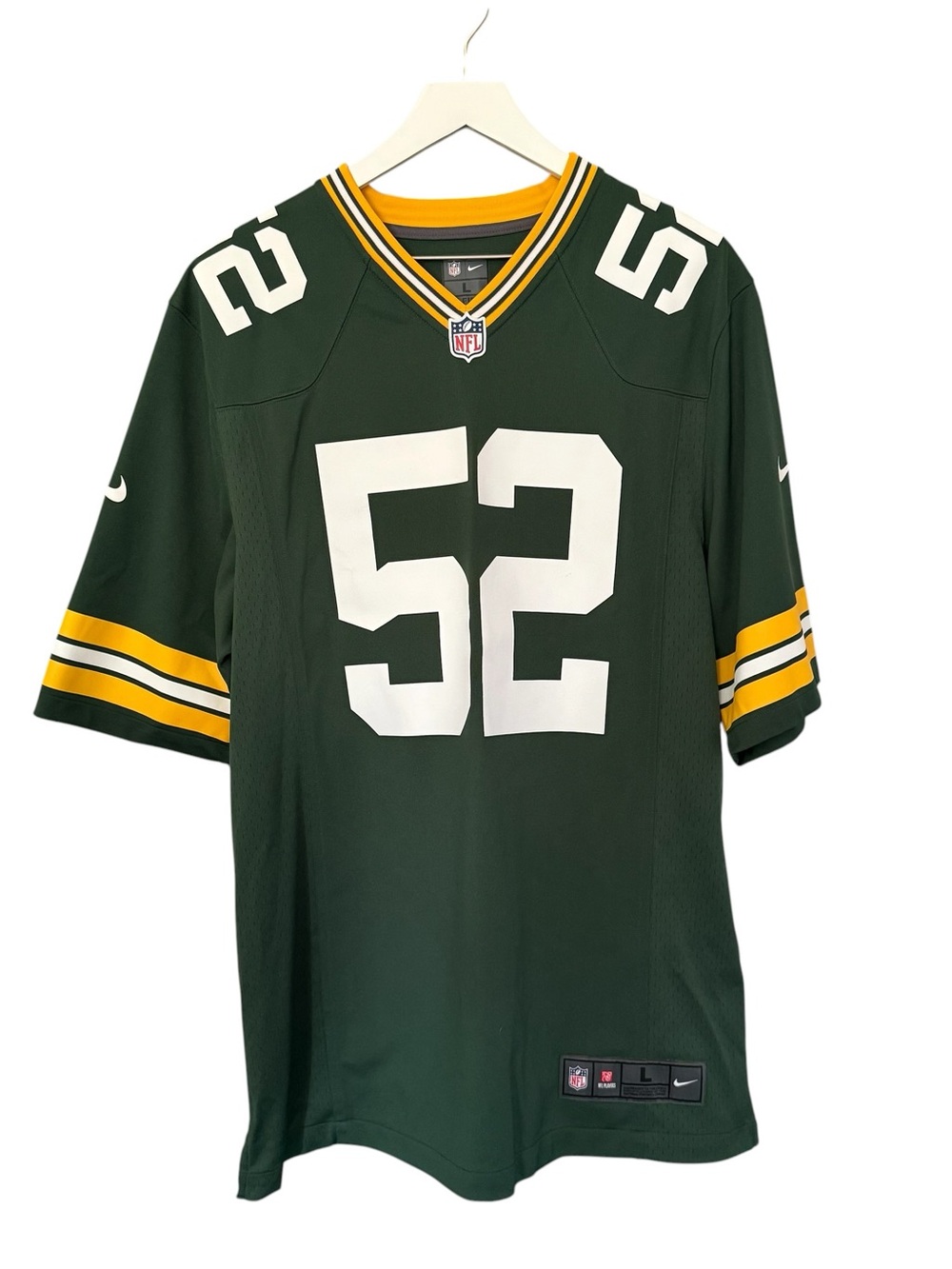 NFL Nike On Field Green Bay Packers #52 William Clay Matthews III Jersey Large